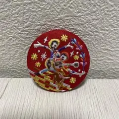 ディズニー 刺繍缶バッチ リメンバーミー