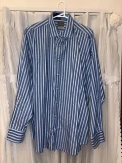 古着 XXL ストライプシャツ 長袖