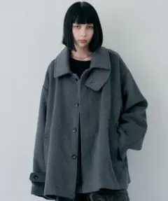 ADAM ET ROPÉ FEMME Super140'sメルトンシャツコート - メルカリ