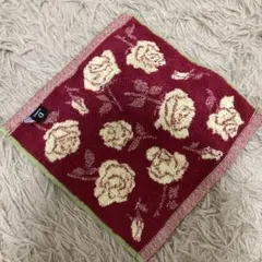 バラ柄ハンカチ