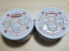 ちいかわ ホールケーキ缶 クッキー缶 クリスマス缶 未開封 2個セット