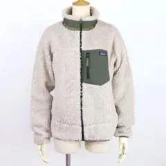 Patagonia レトロX フリースジャケット XXL ナチュラル×グリーン