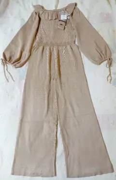 タグ付き新品　ナイスクラップ　オールインワン　サロペット　ニット