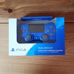 純正新品未開封DUALSHOCK4 ワイヤレスコントローラー Wave Blue