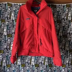 Columbia レッド ナイロンジャケット M