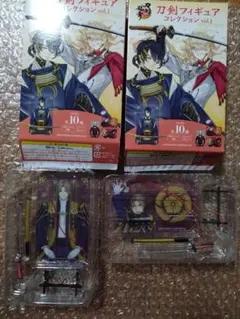刀剣乱舞 刀剣フィギュア コレクション vol.1 へし切長谷部 A・B　セット
