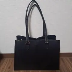 ハニーズ　トートバッグ スカラップＡ４トート　ブラックのサムネイル