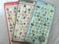 サンリオ BONBON DROP アルファベットシール 3種セットのサムネイル