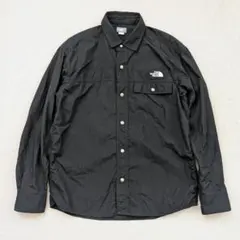 THE NORTH FACE　ノースフェイス　長袖　ヌプシシャツ 撥水　黒　 S