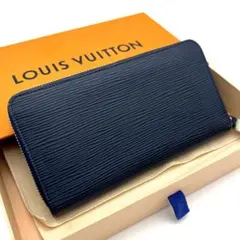【最高級美品】ルイヴィトン エピ ジッピーウォレット アンディゴブルー C148