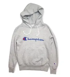 チャンピオン　champion　グレー　灰色　パーカー　M　ロゴ　レディース