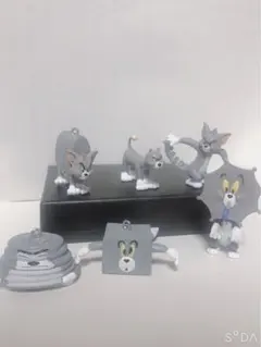 トムとジェリー　funny art コレクション　キーホルダー、フィギュア