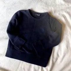 コムサ　イズム　キッズ　スウェット　トレーナー　110センチ　ネイビー