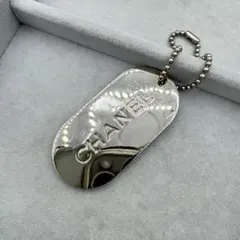 【人氣】香奈兒 (CHANEL) 吊飾 鑰匙圈 條紋 綠色 非賣品