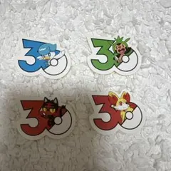 コロコロイチバン ポケモン フレークシール ツタージャ ポカブ