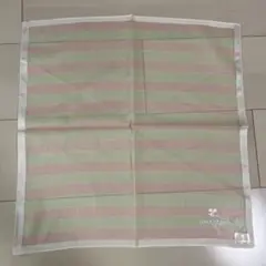 【courreges】クレージュ　ストライプハンカチ