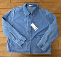UNIQLOジャージーリラックスジャケットXL　Blue