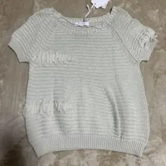 未使用　TONET 半袖　サマーニット42サイズ