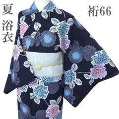 着用少ない！単衣＊紫紺色＊手描き＊個性的＊訪問着＊160cm＊裄