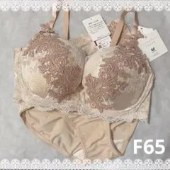 ワコール　ラゼ　パーソナルフィットプラスブラ＆ショーツ　F65　新品　匿名配送 ワコール ラゼ パーソナルフィットプラスブラ＆ショーツ F65 新品 匿名