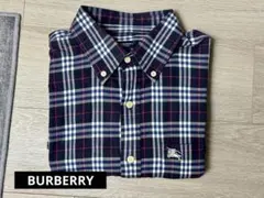 Burberry チェック柄 ボタンダウンシャツ L