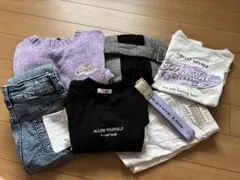 PINK-latteキッズ服セット（トップス・ボトムス・ベルト）