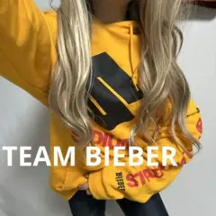 A10550 TEAM BIEBER 美品 裏起毛パーカー 男女兼用♡♡