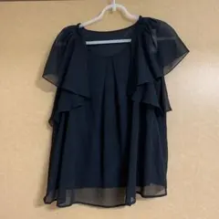 半袖ブラウス ブラックのサムネイル