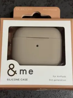 ELECOM &me AirPods 第3世代用シリコンケース