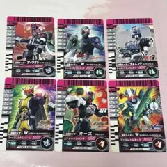 ガンバライドカード 劇場版仮面ライダー プロモカード 6枚セット