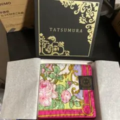 TATSUMURA 花柄シルクハンカチ