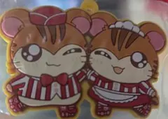 とっとこハム太郎　ガチャガチャ　ラバーキーホルダー　トラハムくん&トラハムちゃん