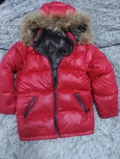 DOUBLE.B ダウンコート 120　キッズ　子ども　リバーシブル　ミキハウス