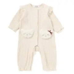 SLAP SLIP ベージュロンパース 80