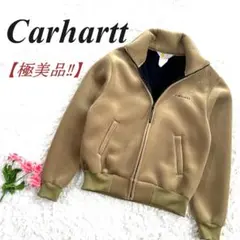 ✨極美品✨ アメリカ古着 カーハートロゴムートン ブルゾン Carhartt M