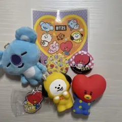 BT21 TATA CHIMMY ぬいぐるみ・ステッカーセット