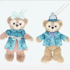 東京ディズニーシー25周年　ぬいぐるみバッジ　ダッフィー　シェリーメイ