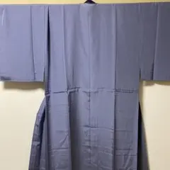 未着用 紬地 くすみブルー 道行コート 着物 023t - メルカリ