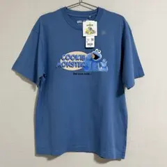 新品タグ付き ユニクロ UT セサミストリート クッキーモンスター Tシャツ Sのサムネイル