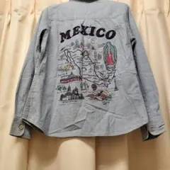 POWER TO THE PEOPLE・メキシコ刺繍デニムシャツ