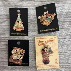 東京ディズニーシー ピンバッジ 4種セット