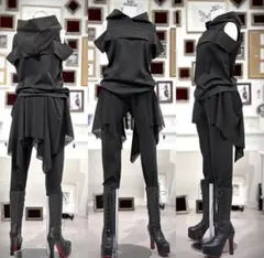 Na＋h エヌエープラスエイチ チェック柄ペプラムパンツ 未使用品