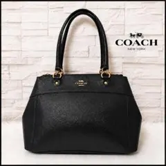 COACH ‼️未使用状態(^^)ネイビーグレースタッツ付ミディアム 2WAY