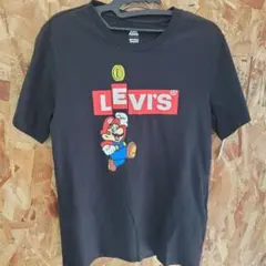 Levi's Super Mario コラボ Tシャツ ブラックのサムネイル