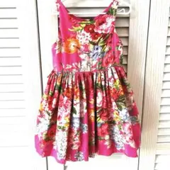 美品　Polo Ralph Laurenノースリーブワンピース 3/3T ピンク