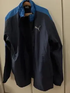 PUMA キッズ ウィンドブレーカー 150cm ネイビー ブルーのサムネイル