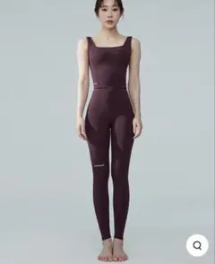 XEXYMIX パープル ヨガパンツ レギンス　スパッツ　ゼクシィミックス