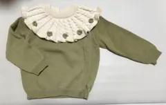 SHEIN ニット セーター 黄緑 グリーン2-3y(92-98cm)