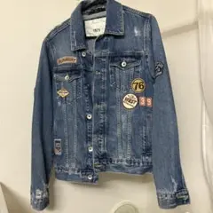 お値下げ可パッチ付きデニムジャケット