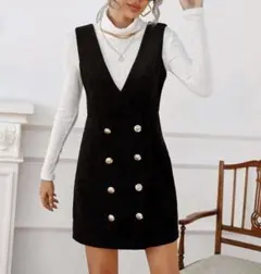値下げ コーデュロイワンピース SHEIN